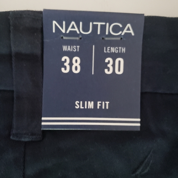 Nautica - Slim Fit - Navy - Chino - Stretch - NWT - Picture 6 of 10